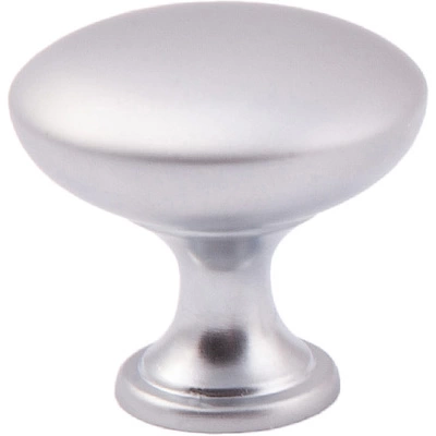 Ручка меб. кнопка мет. TERNI мат хром, AKS - фото 1