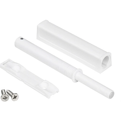 Механизм push-to-open наконечник резиновый накладной/врезной белый AKS усиленный - фото 4