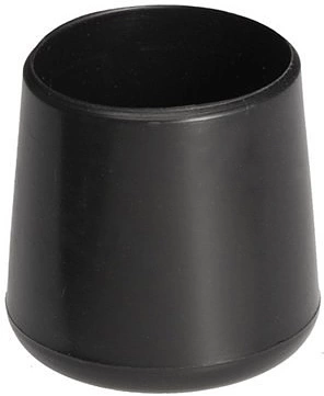 Заглушка трубы d25 (508А) наружная черный РП - фото 1