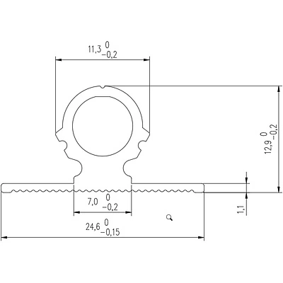 Выравниватель декоративный для мебельных дверей L-2100 -2440 мм серый AKS - фото 2