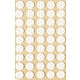 Подкладка самоприлипающая фетровая прорезиненная d15мм (1упак.=45шт), белая, Folmag - фото 1