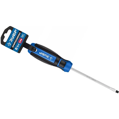 Отвертка с двухкомпонентной рукояткойSL4х100 ПС ЗУБР - фото 1