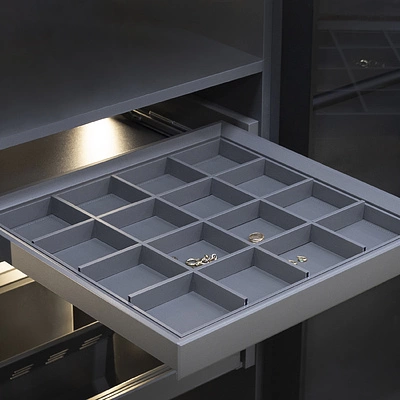 Выдвижная полка-органайзер 600 BRUNO для аксессуаров, графит PRIME by AKS - фото 3