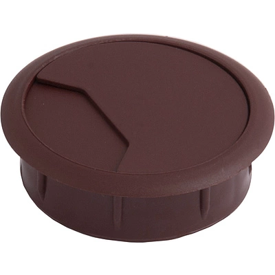 Пропуск кабельный пластик D60мм вишня (4079) LEBA - фото 3