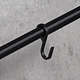 Крючок на трубу d16 несъемный черный AKS - фото 3